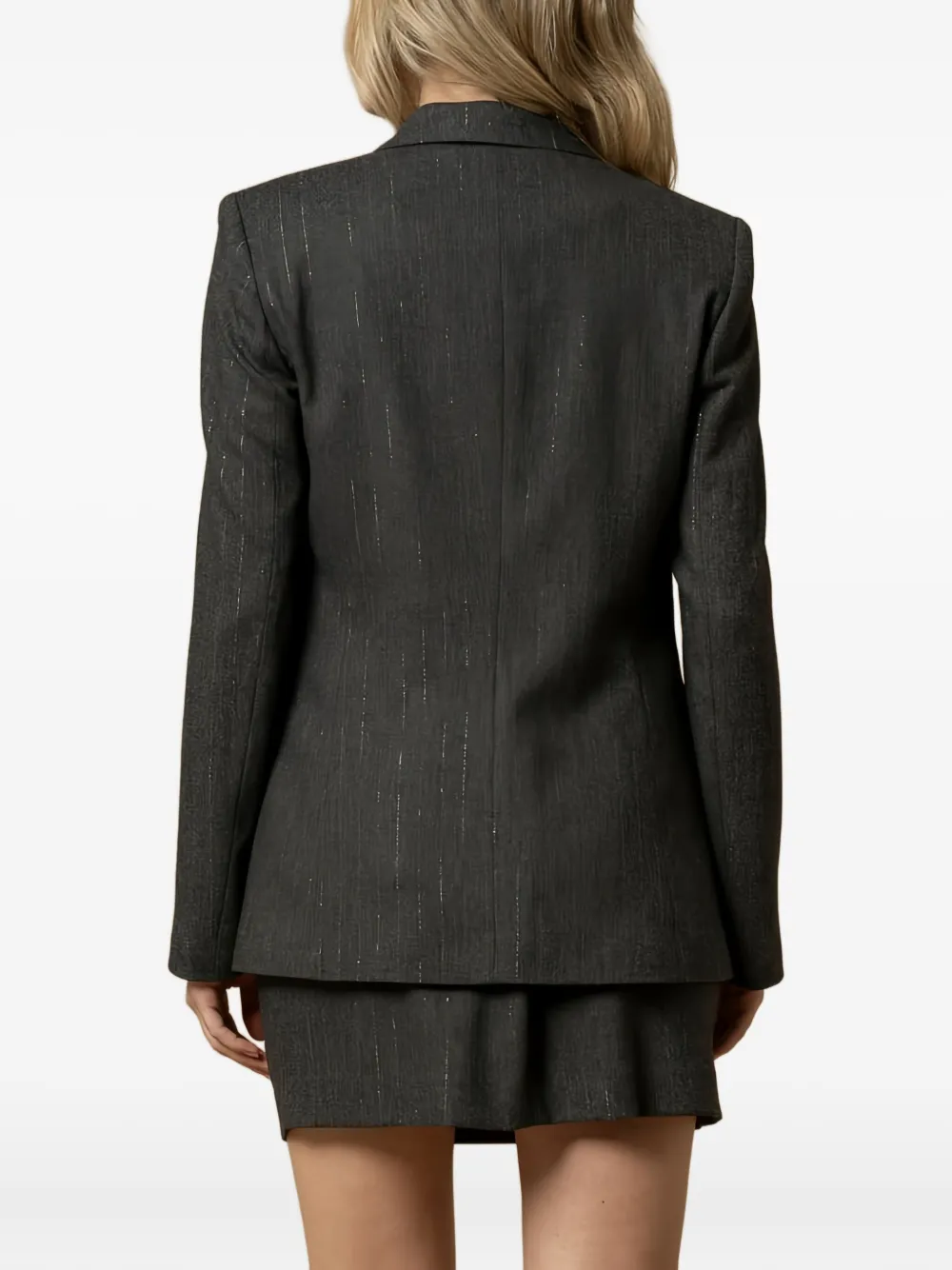 Kocca Elvetia Pinstripe Blazer In Gray