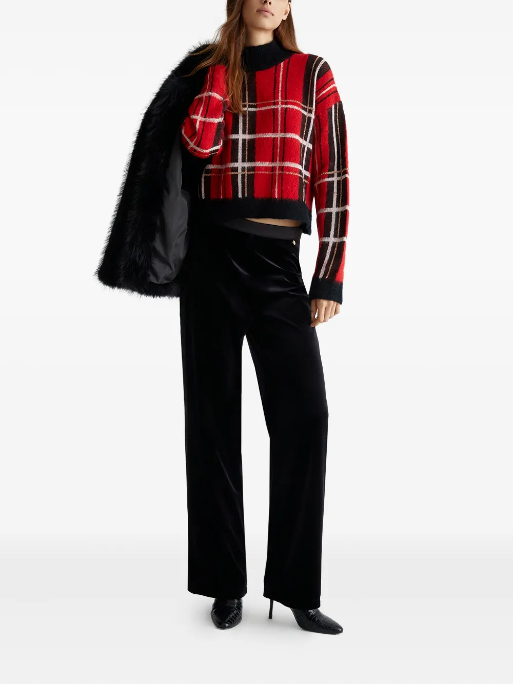 LIU JO jersey long trousers - Zwart