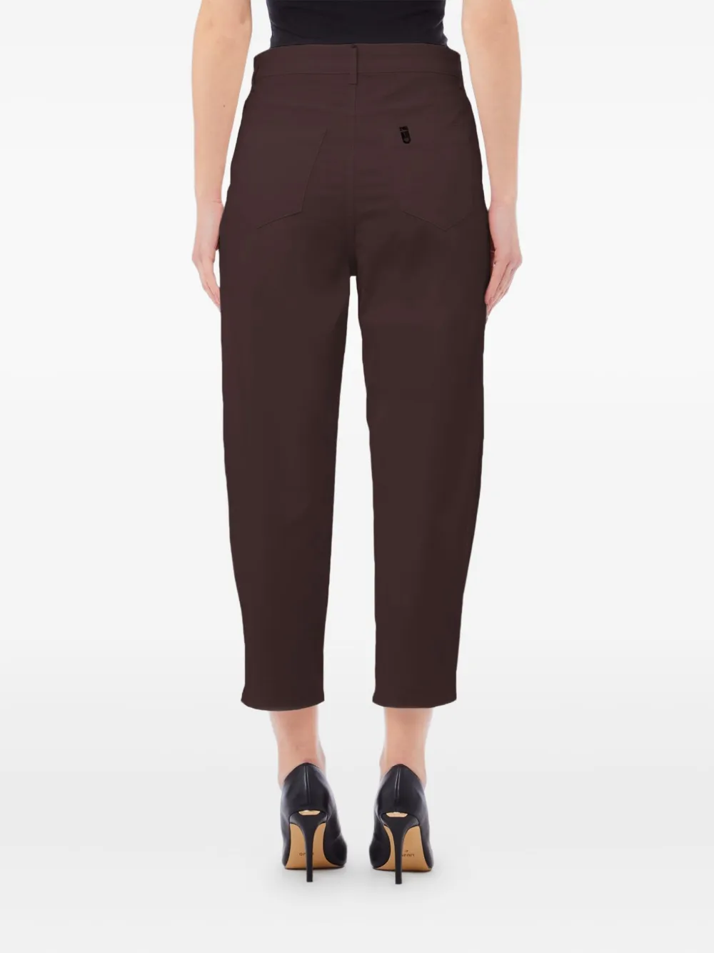 LIU JO button balloon trousers - Bruin