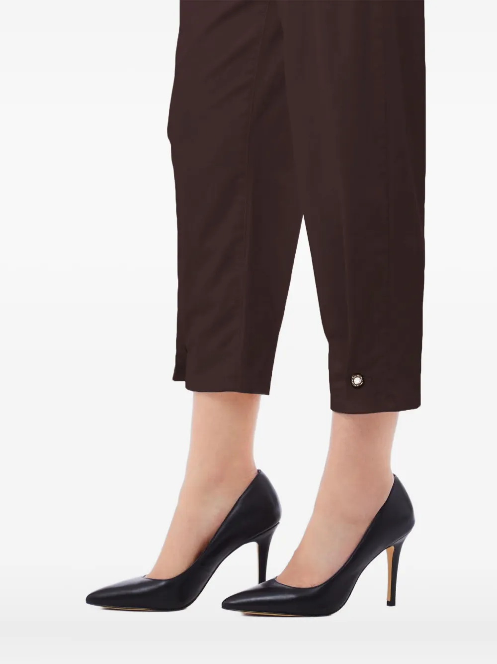 LIU JO Broek met knopen Bruin