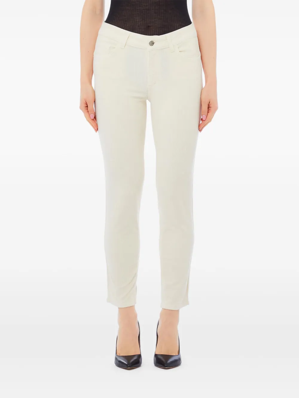 LIU JO jeans de pana con tiro alto | neutro | Image 1