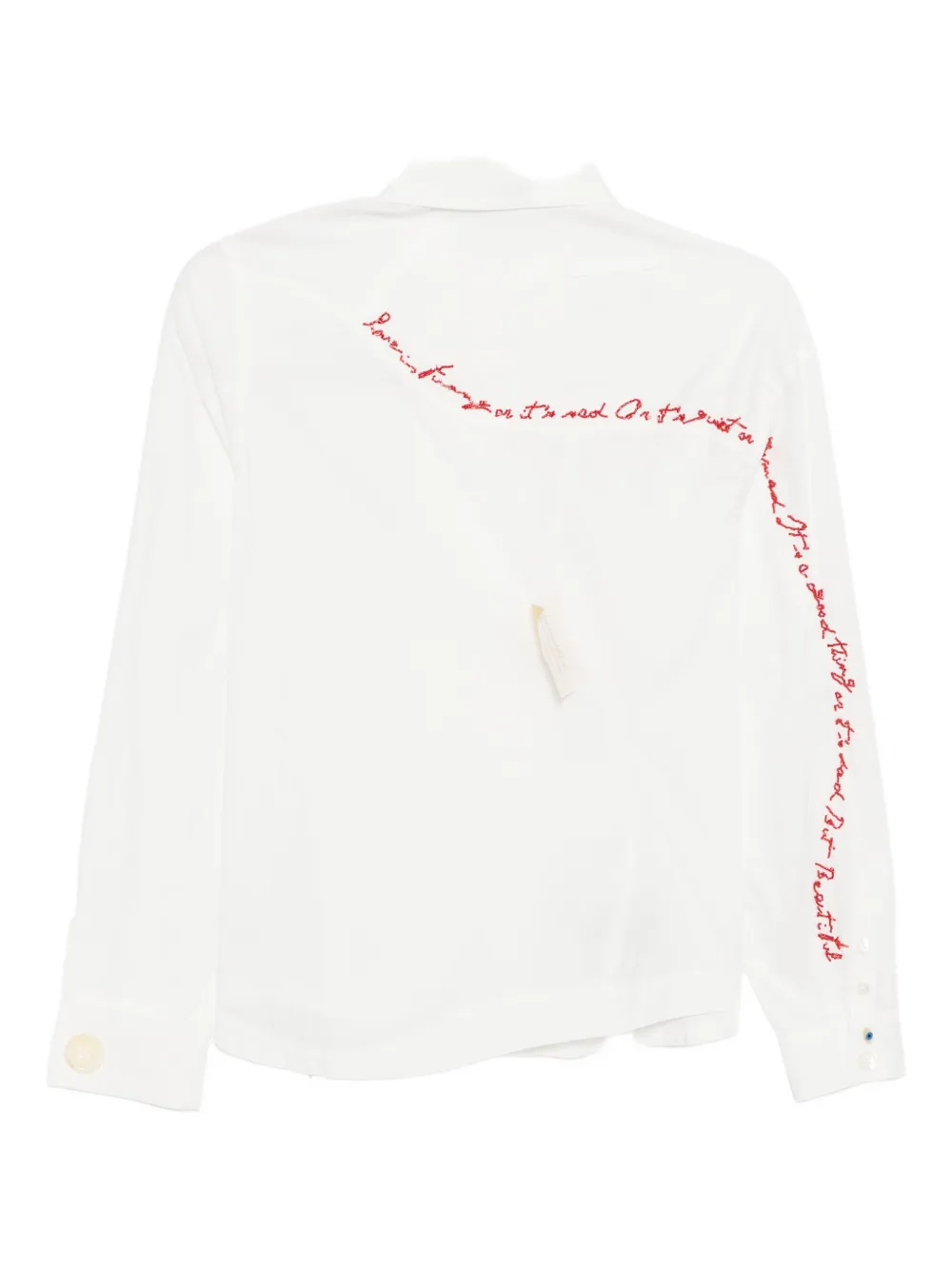 Undercover Cotton Shirt In White
