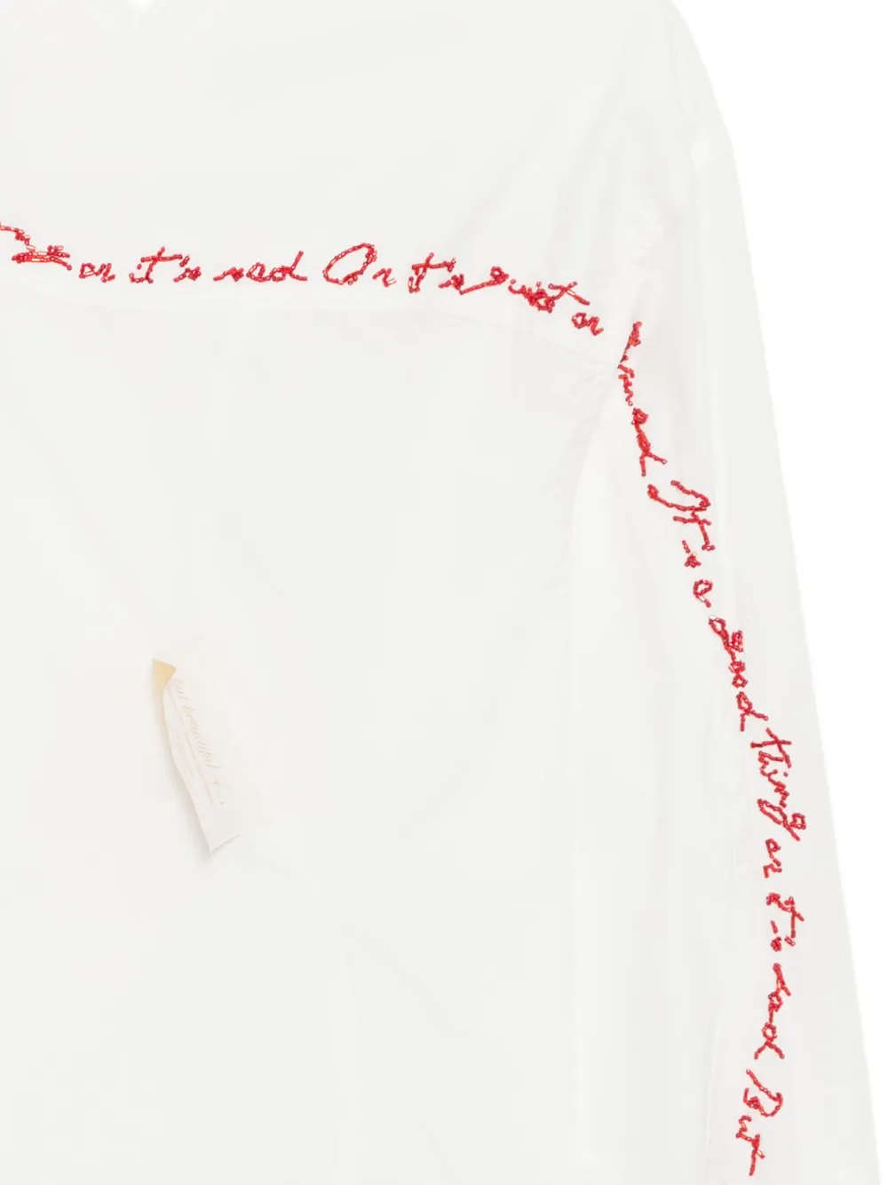 Undercover Cotton Shirt In White