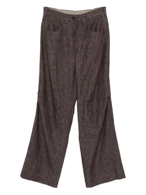 Ziggy Chen darted-detail trousers