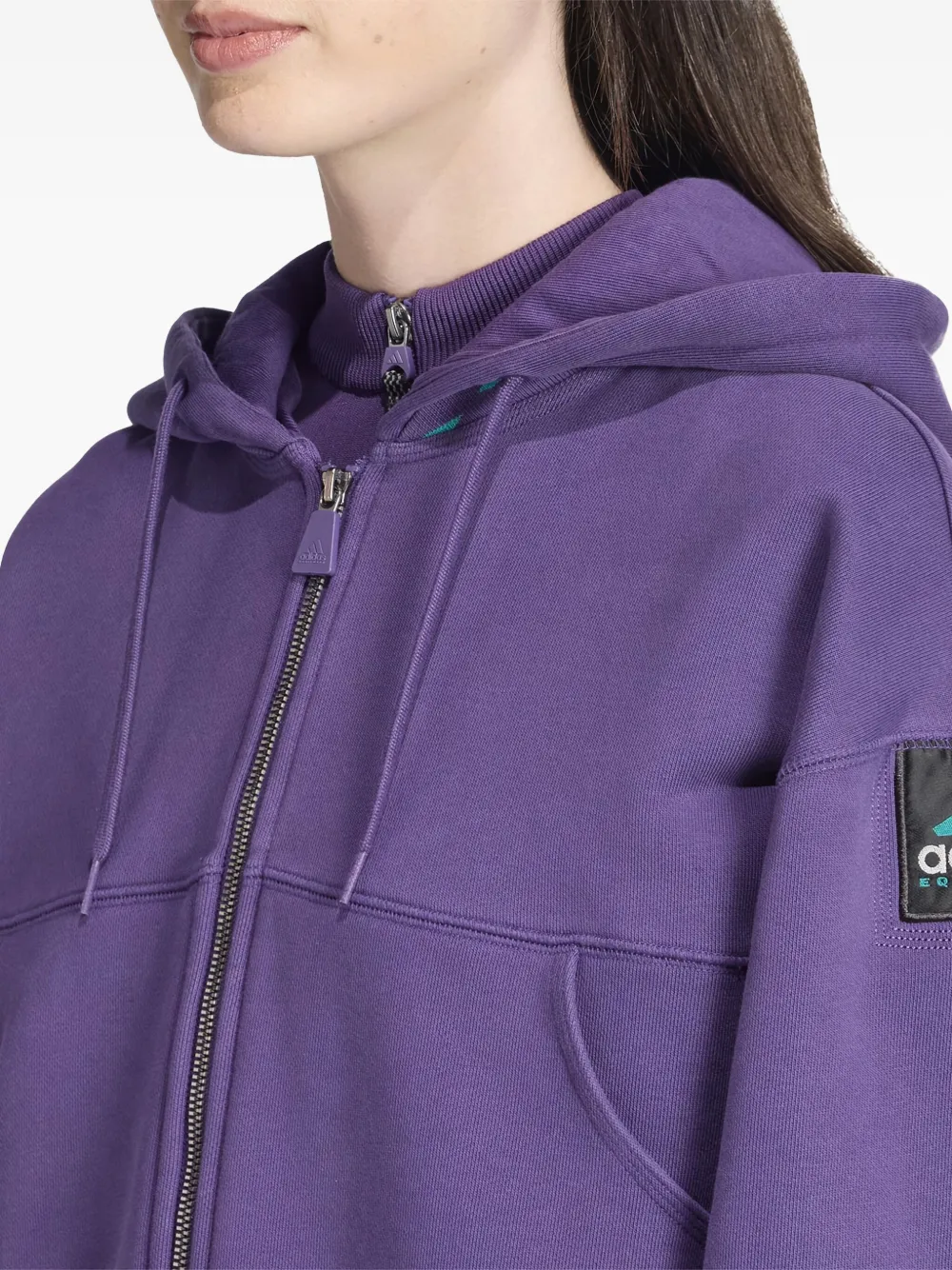 adidas EQT hoodie met rits Paars