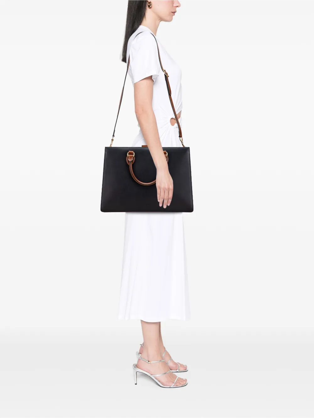 Gucci Pre-Owned 2016-2025 Large Leather Linea A satchel | Pre-Owned | Image 2