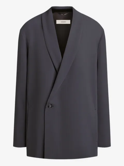 12 STOREEZ shawl-collar button blazer