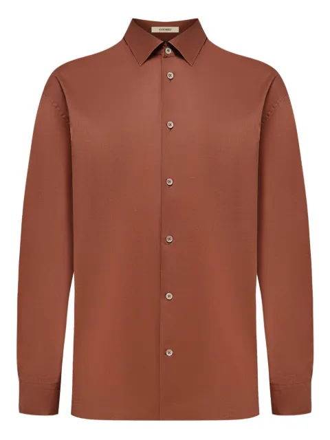 12 STOREEZ buttoned cotton voile shirt