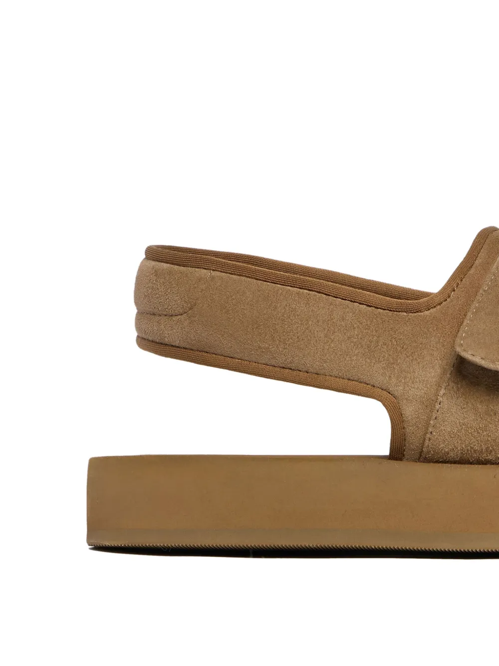 12 STOREEZ Suède sandalen Bruin