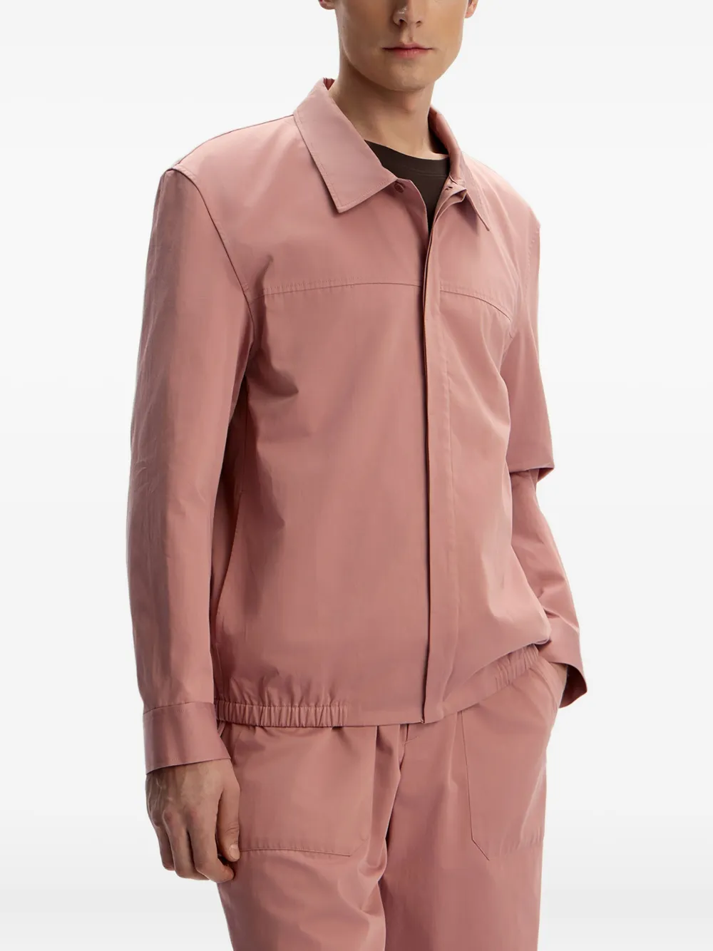 12 STOREEZ Shirtjack met knopen en lange mouwen Roze