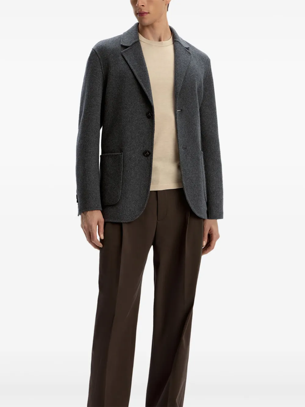 12 STOREEZ notched wool-cashmere blazer | Blazers | Image 2