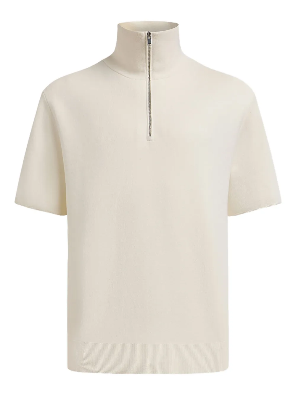 12 STOREEZ polo à col zippé | tons neutres | Image 1