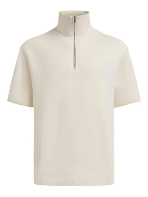 12 STOREEZ playera tipo polo con cierre