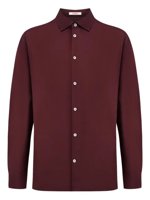 12 STOREEZ buttoned cotton voile shirt