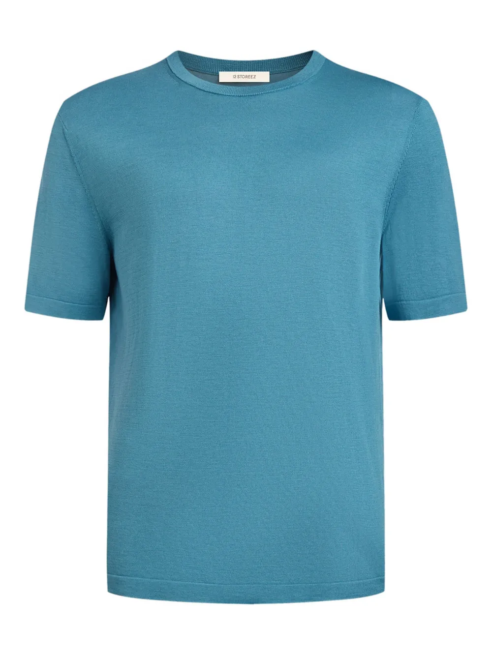 12 STOREEZ playera con cuello redondo | azul | Image 1