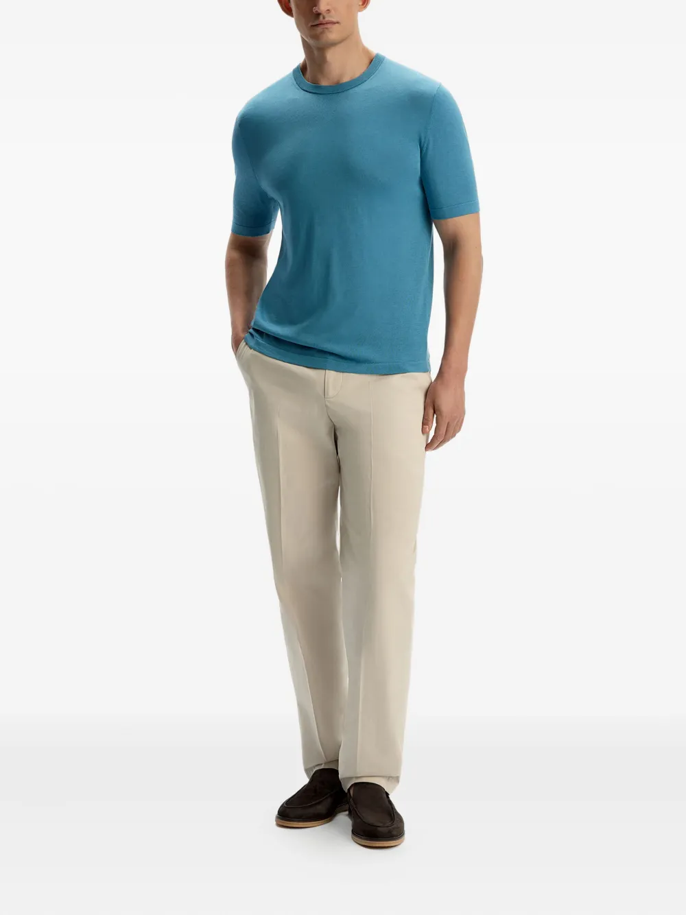 12 STOREEZ playera con cuello redondo | Playeras | Image 2