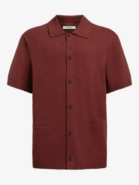 12 STOREEZ camisa tejida con botones texturizados
