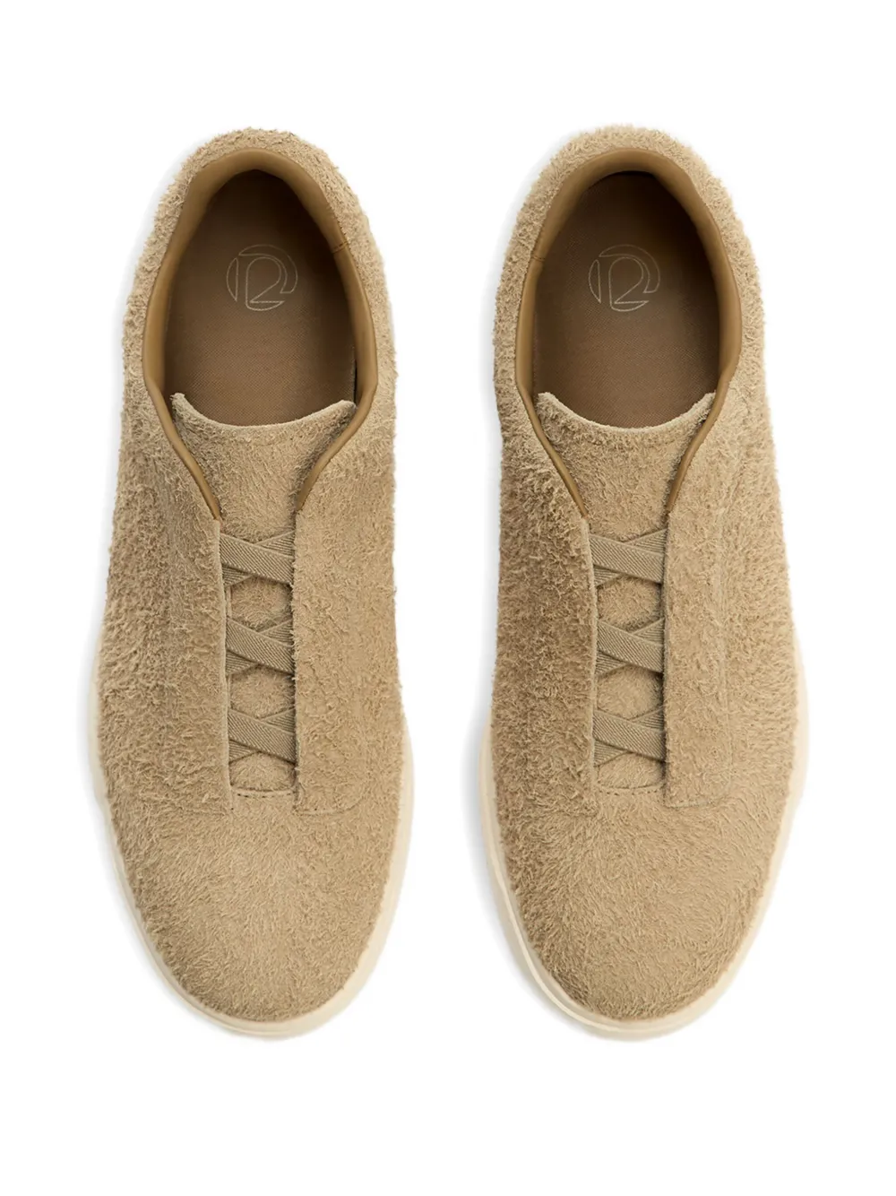 12 STOREEZ 30 mm suède sneakers Beige