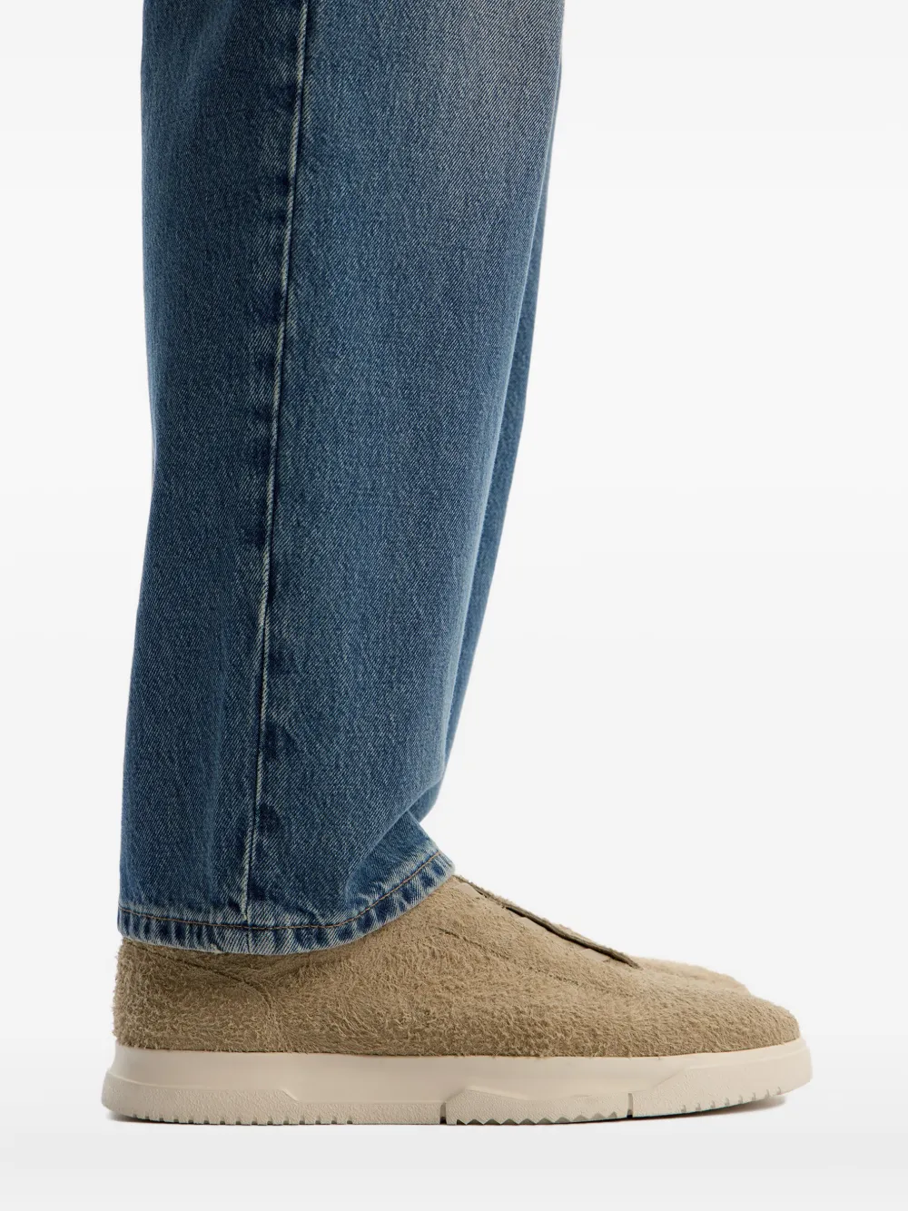 12 STOREEZ 30 mm suède sneakers Beige