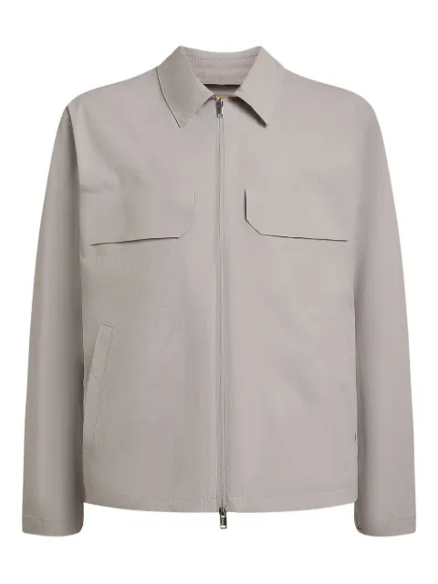 12 STOREEZ pocket tech-shell bomber jacket