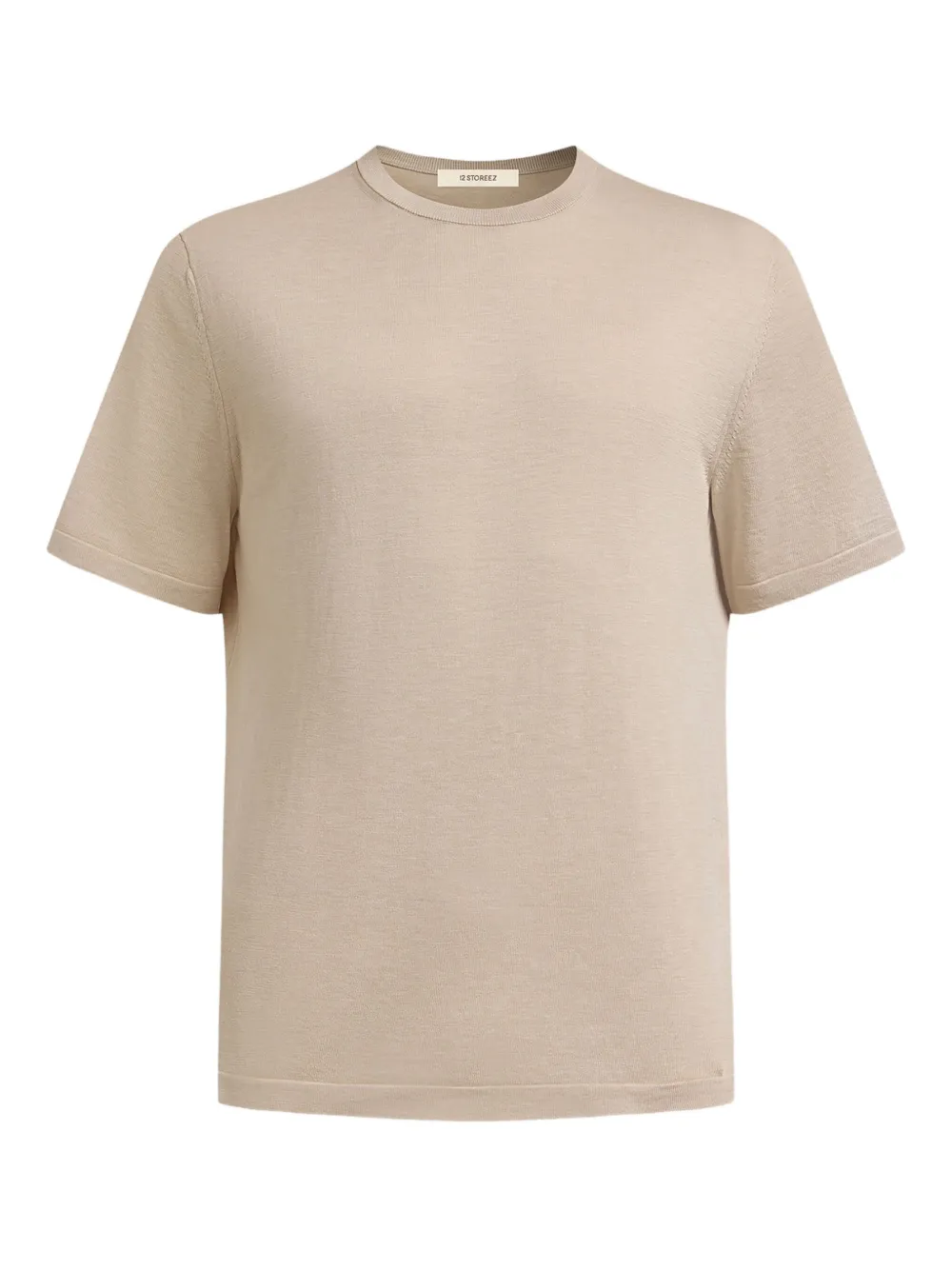 12 STOREEZ playera con cuello redondo | neutro | Image 1