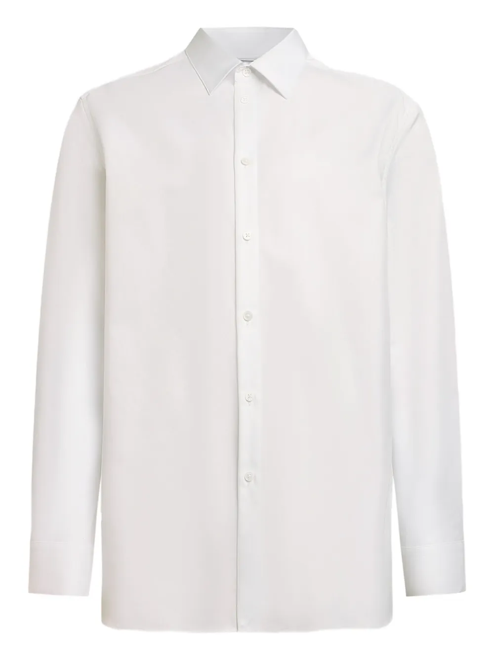 12 STOREEZ Camicia con effetto stropicciato | bianco | Image 1