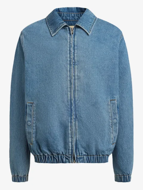 12 STOREEZ zip denim jacket