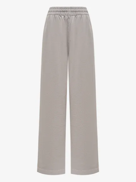 12 STOREEZ garment-dyed elasticated sweatpants