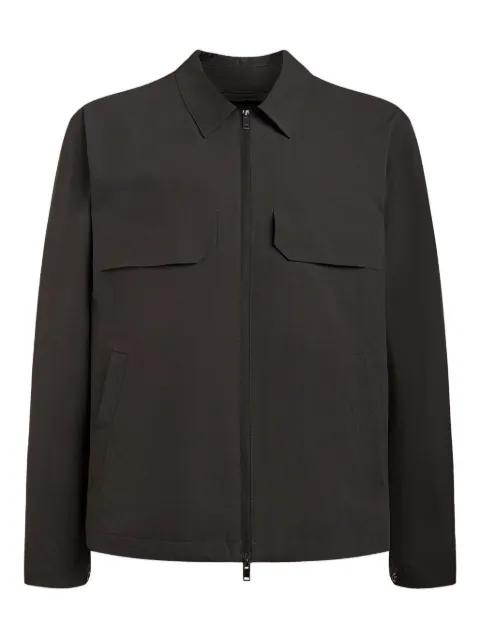 12 STOREEZ zip tech-shell bomber jacket