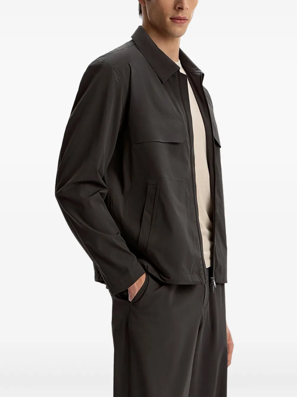 12 STOREEZ Tech-shell broek Grijs