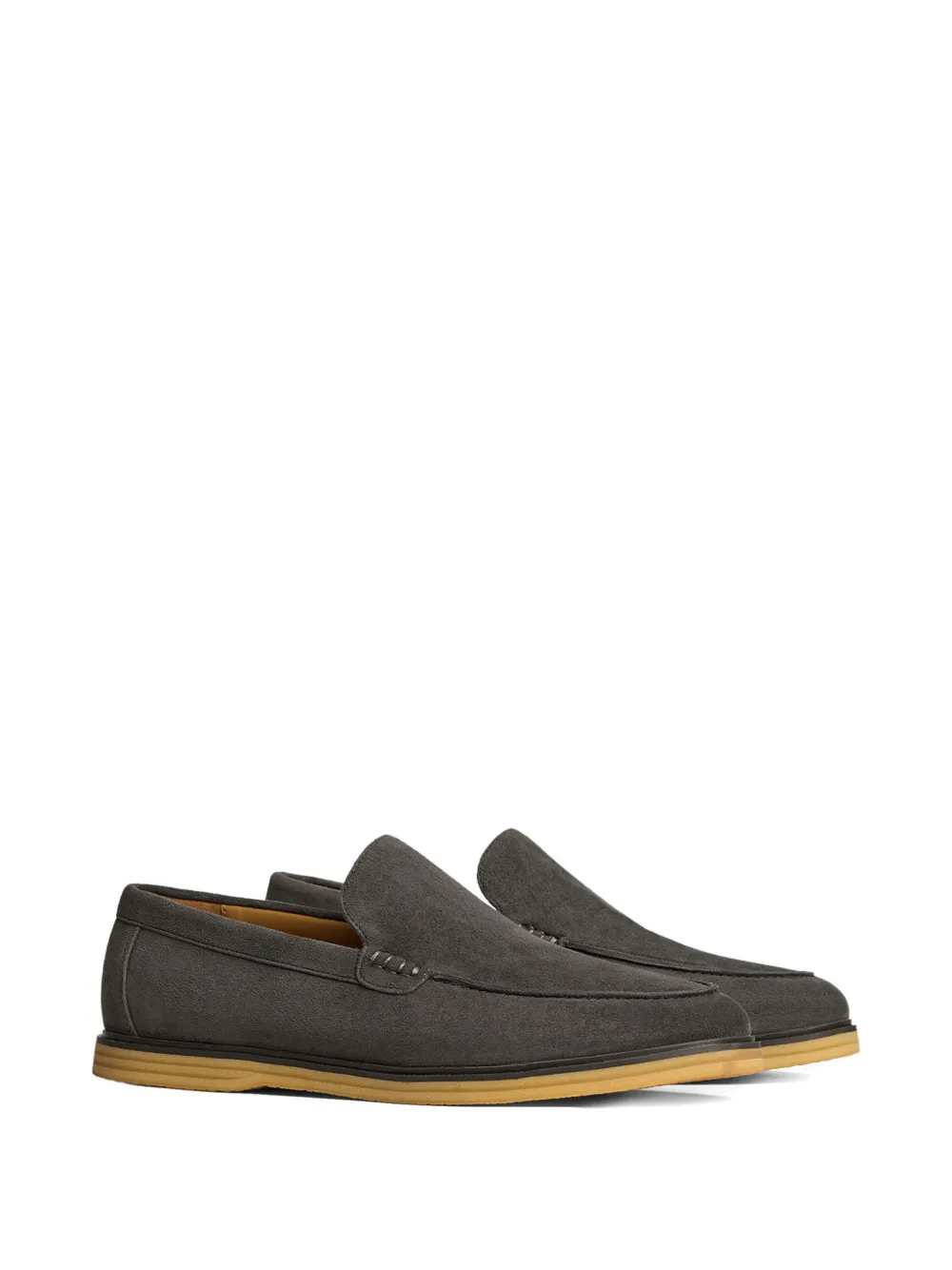 12 STOREEZ suede loafers - Grijs