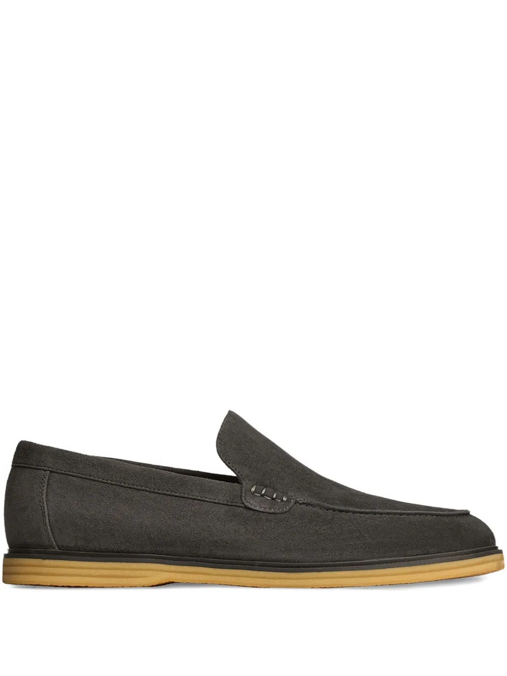 12 STOREEZ suede loafers | Grey | Image 1