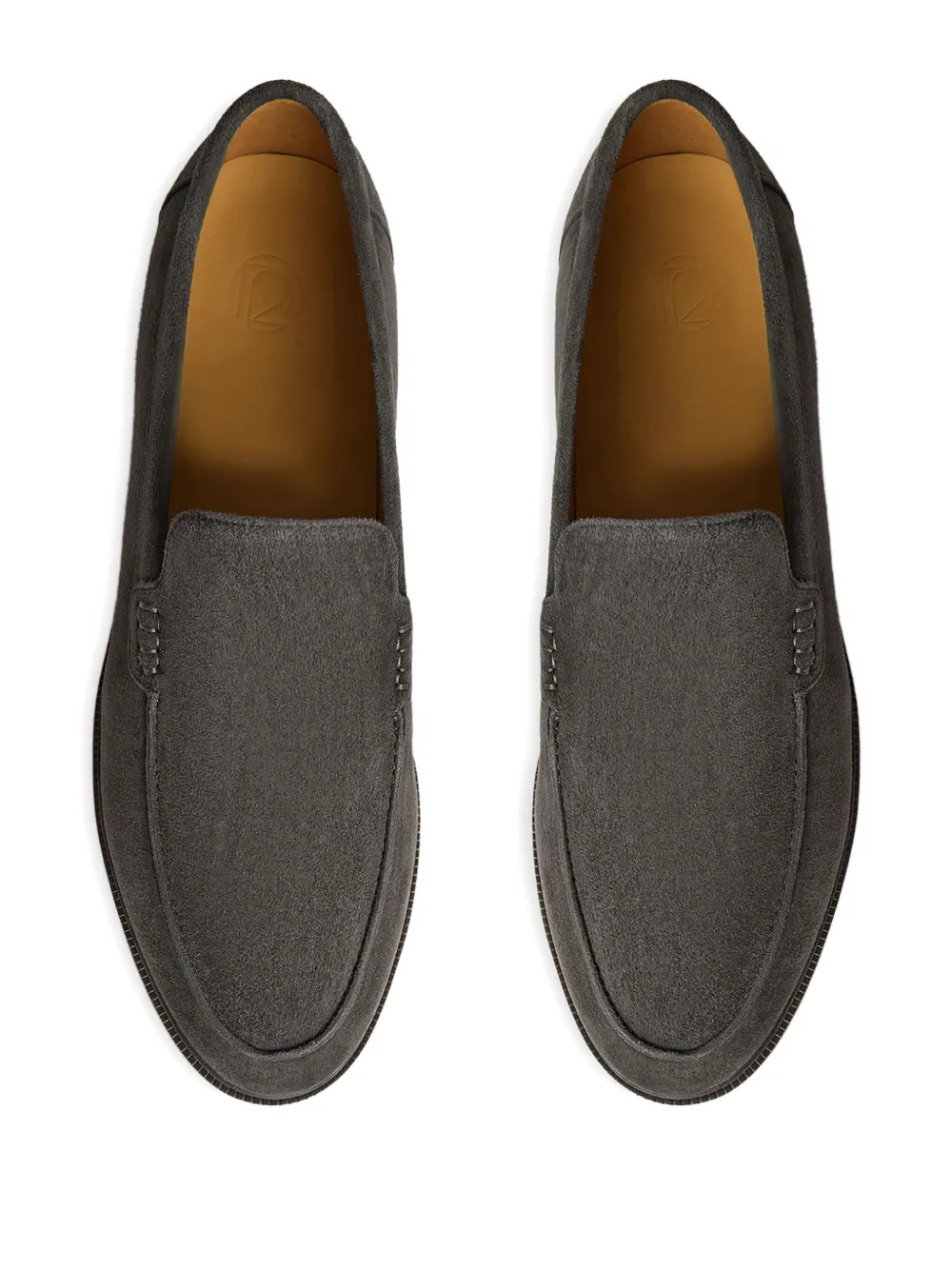 12 STOREEZ Suède loafers Grijs