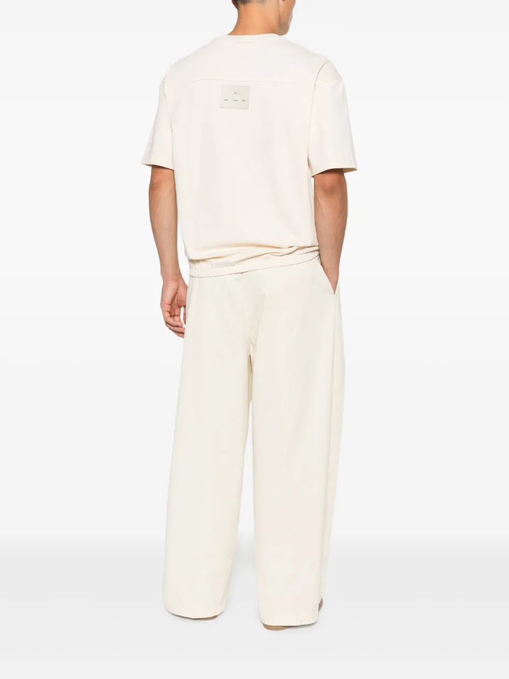 YES LONDON Katoenen T-shirt - Beige