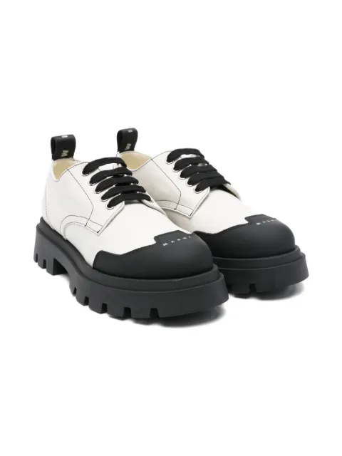Marni Kids toe-cap leather sneakers 