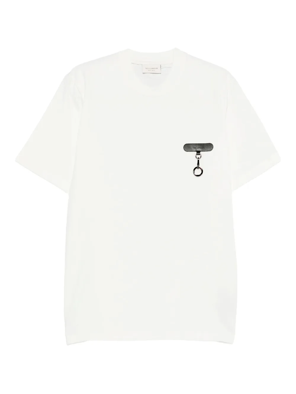 YES LONDON playera con detalle de dije | blanco | Image 1