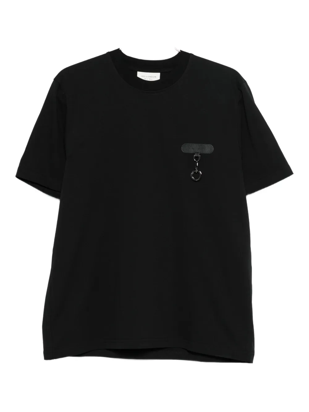 YES LONDON logo-patch T-Shirt - Nero