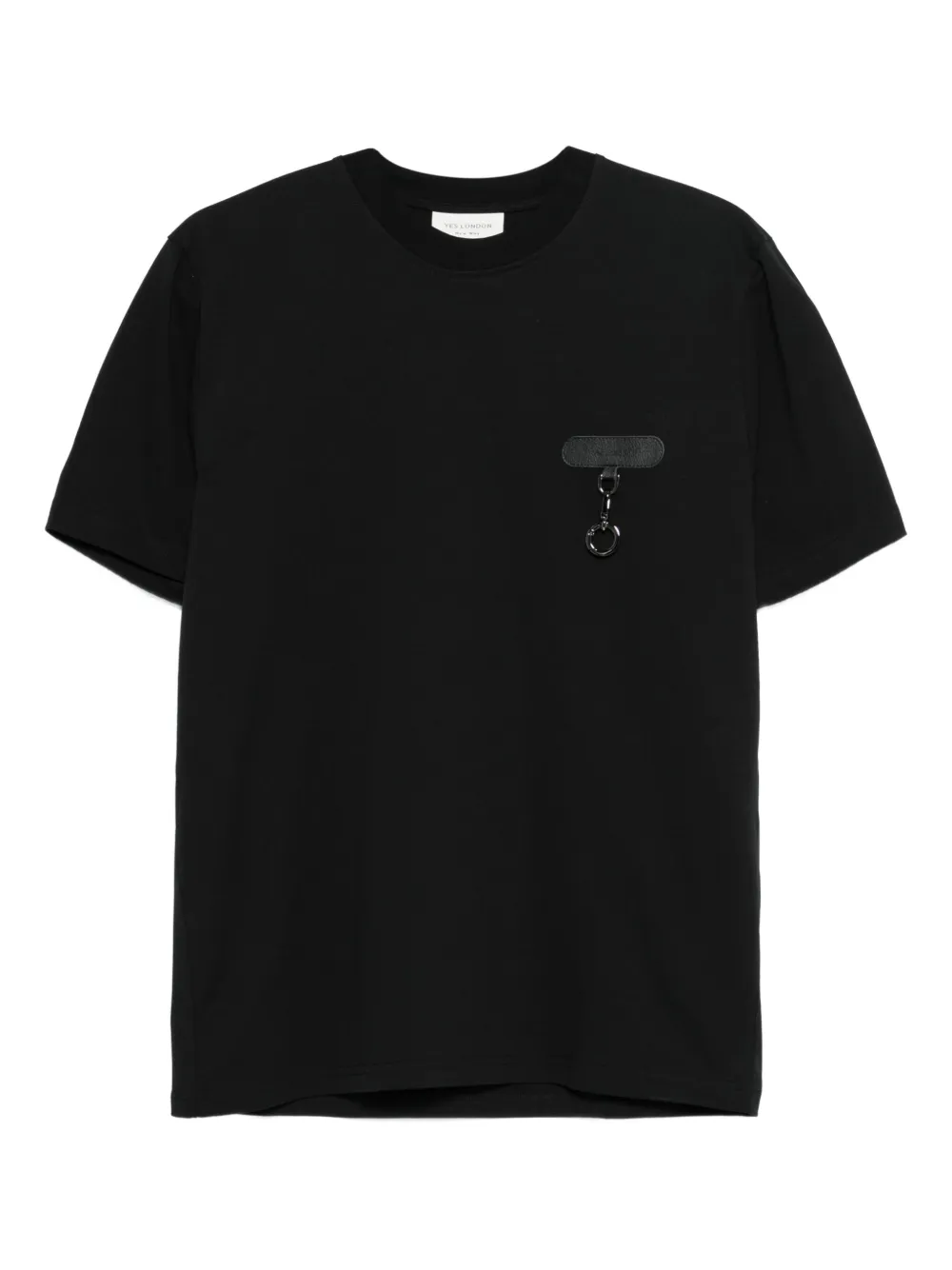 YES LONDON logo-patch T-Shirt - Nero
