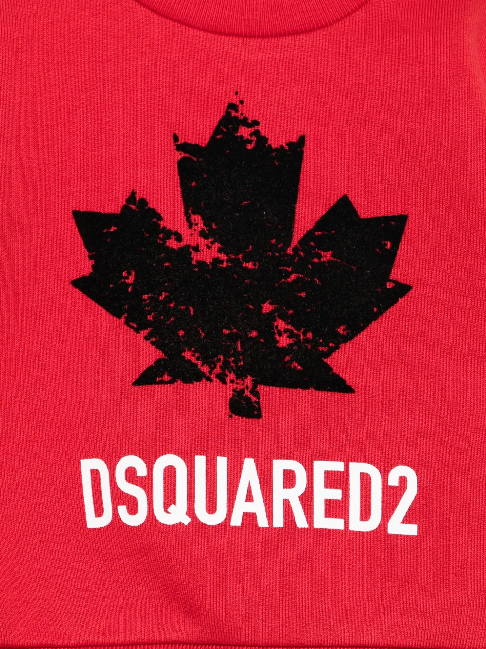 DSQUARED2 KIDS Sweater met grafische print Rood