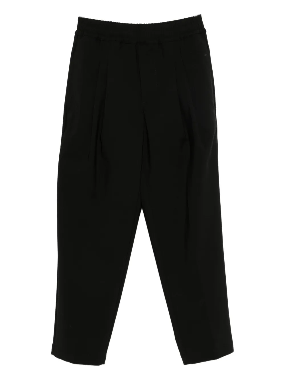 YES LONDON elasticated-waist trousers | Black | Image 1