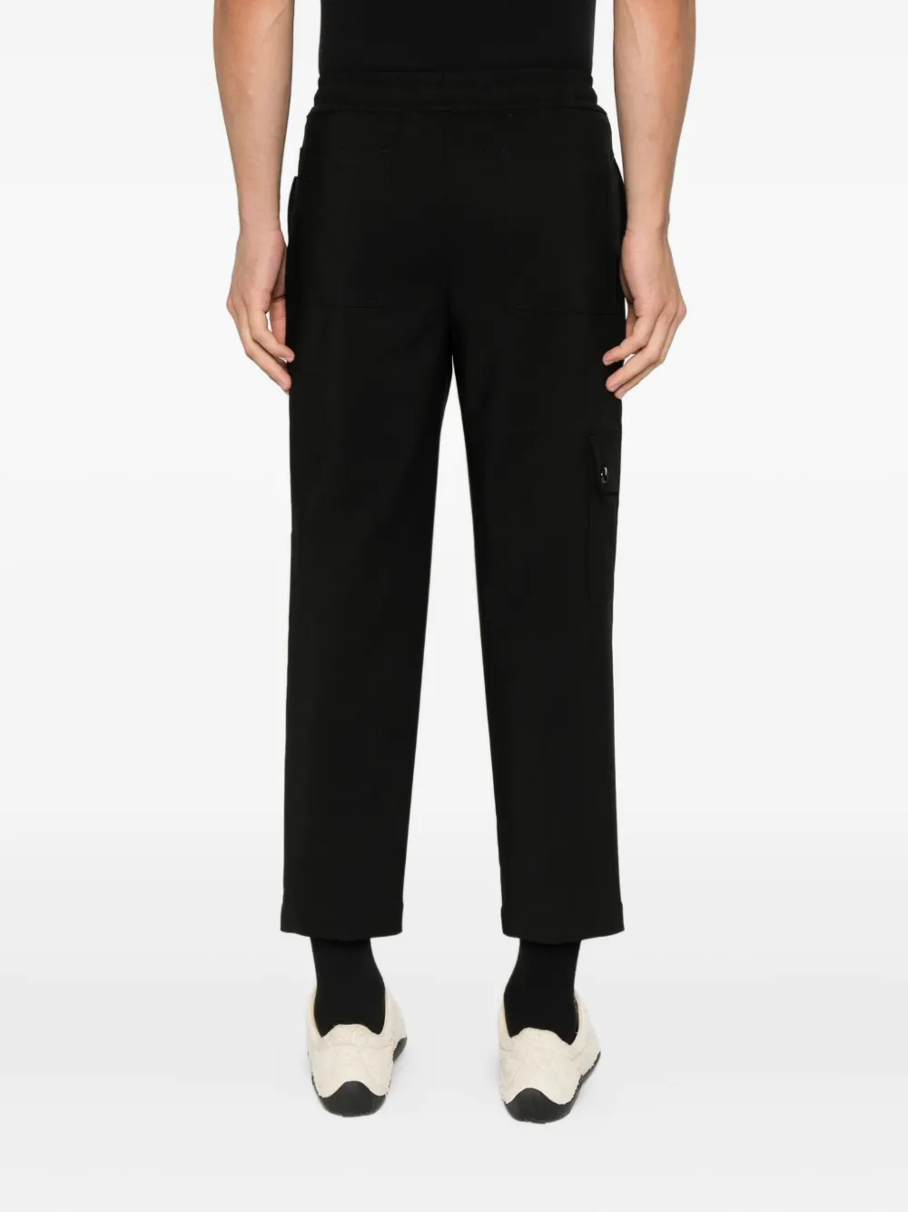 YES LONDON Broek met elastische taille Zwart