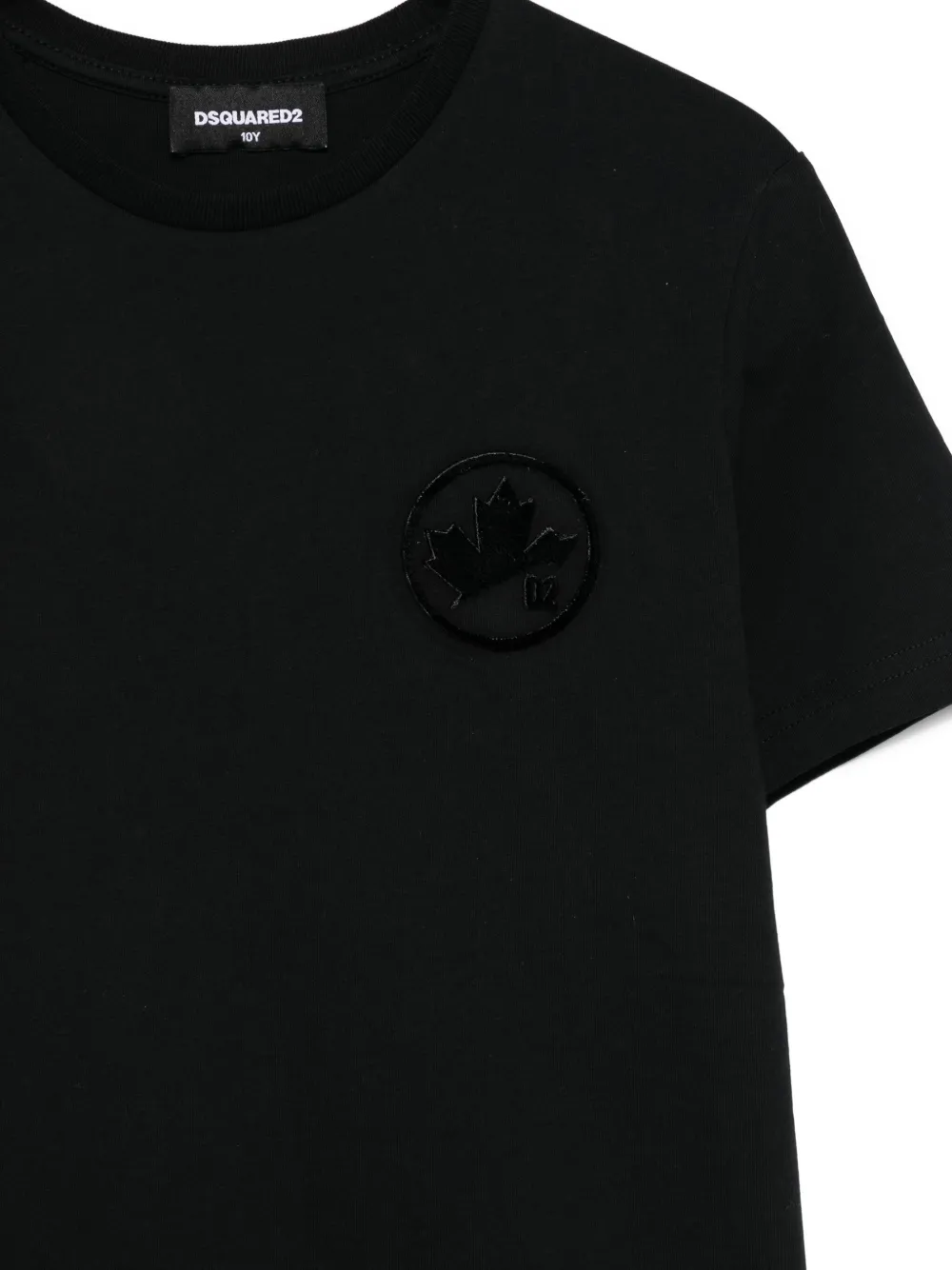 DSQUARED2 KIDS T-shirt met logo Zwart