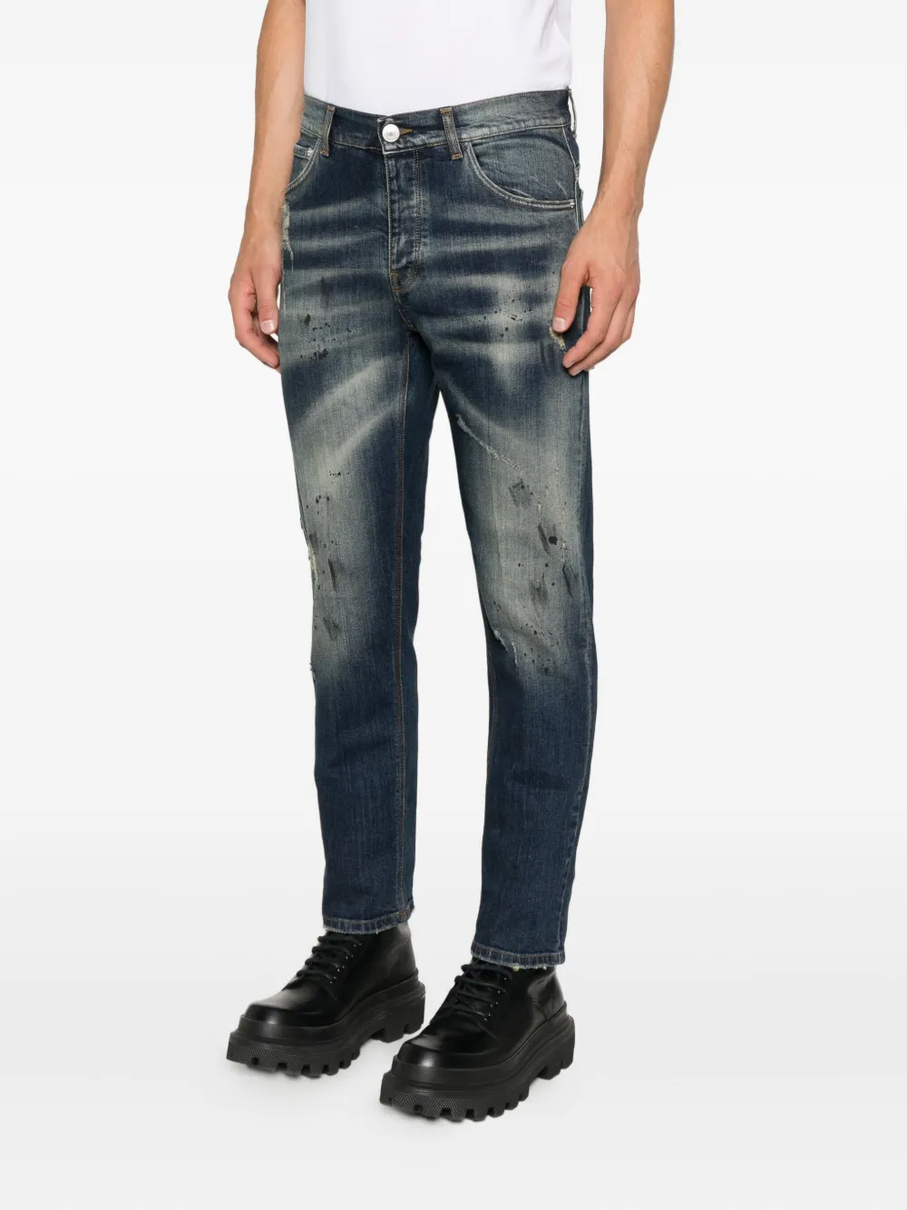 YES LONDON Jeans met effect Blauw