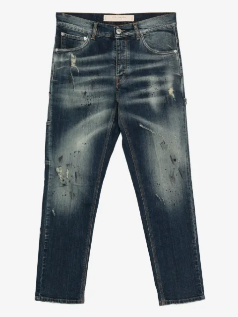 YES LONDON jeans con efecto desgastado