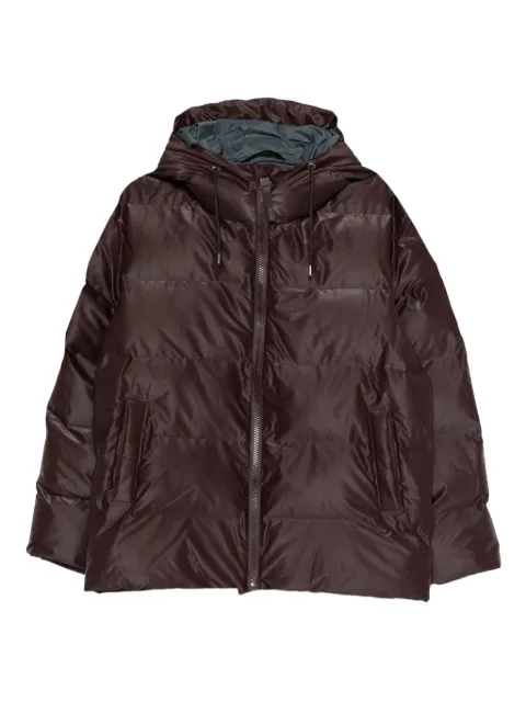 Rains Alta hooded zip-fastening jacket