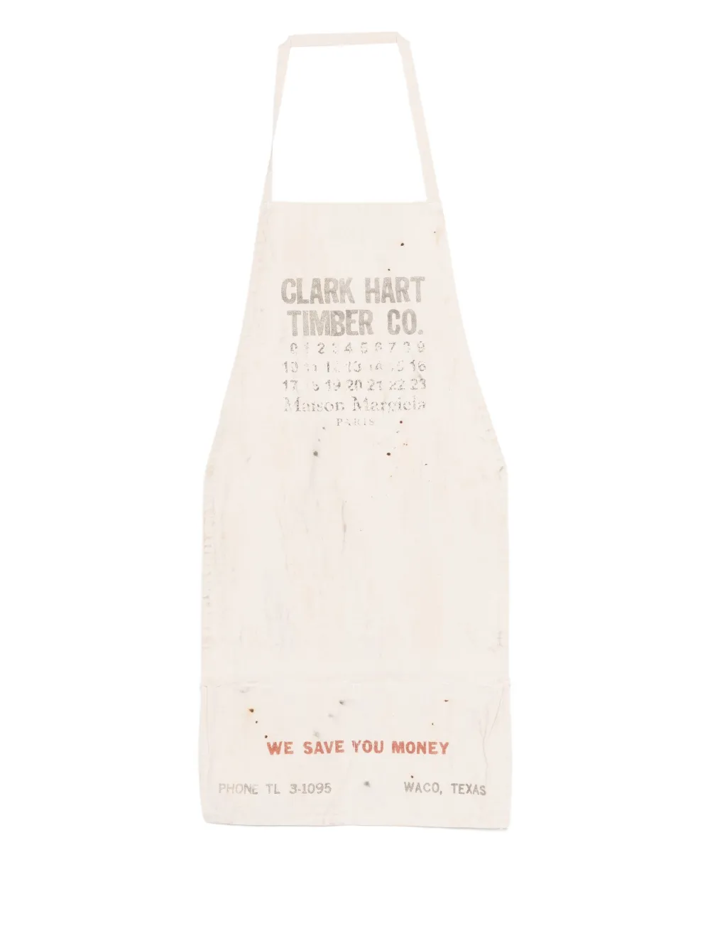 Maison Margiela グラフィック エプロン - ニュートラル