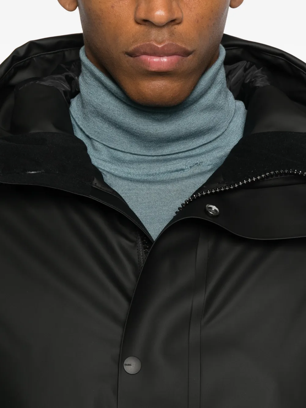 Rains Nome waterdicht jack met capuchon Zwart