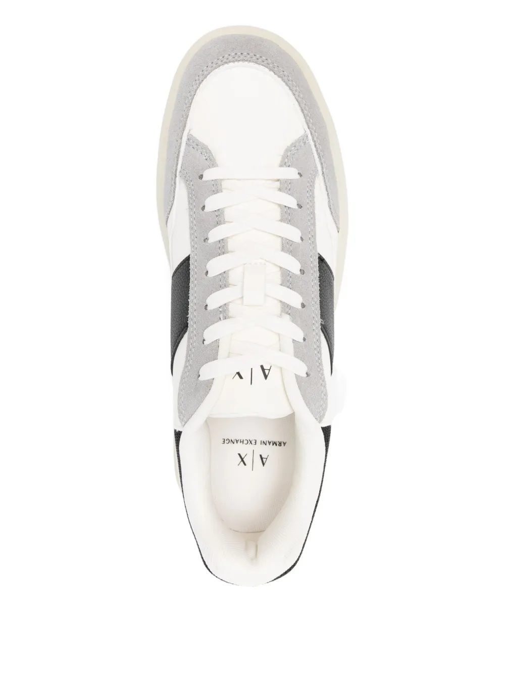 Armani Exchange Sneakers met logoprint Wit