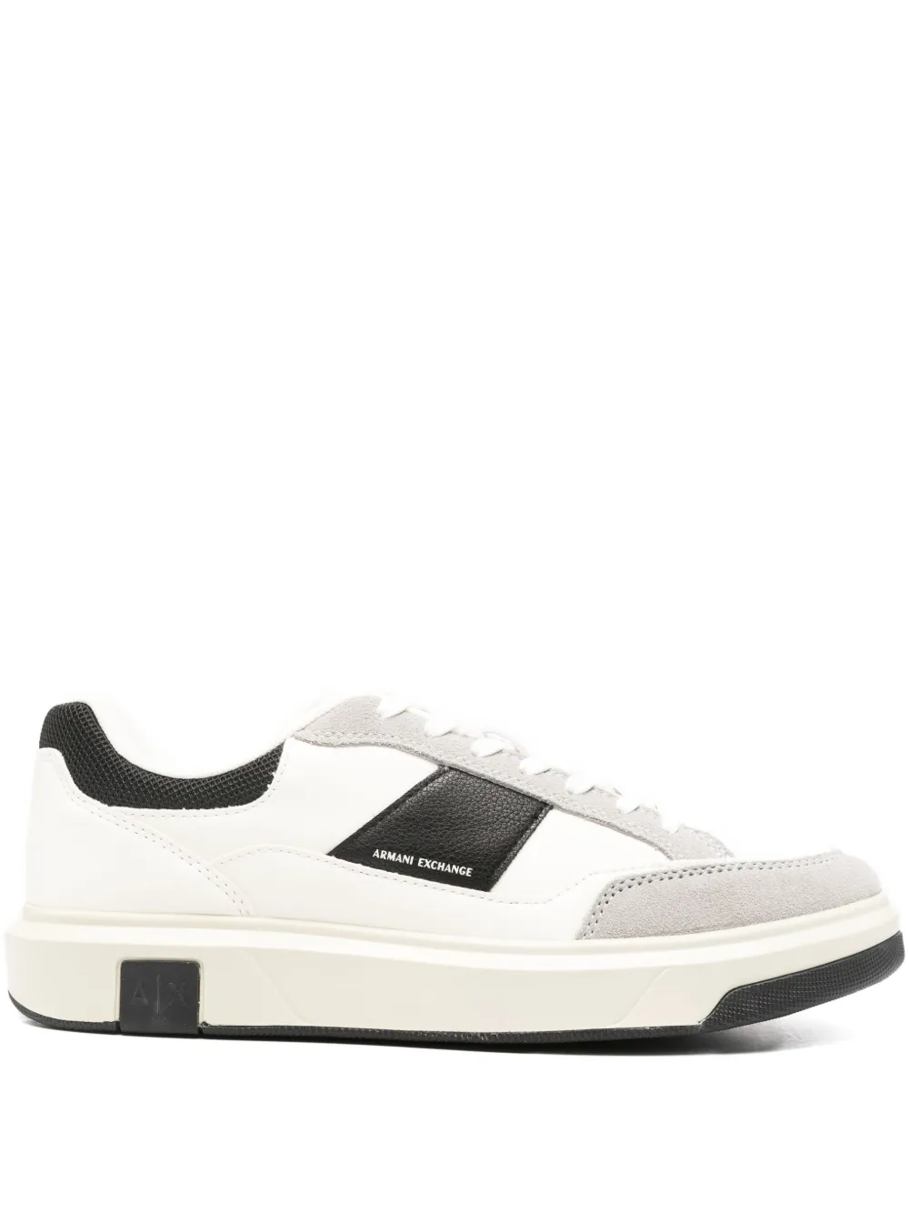 Armani Exchange logo-print sneakers - Bianco