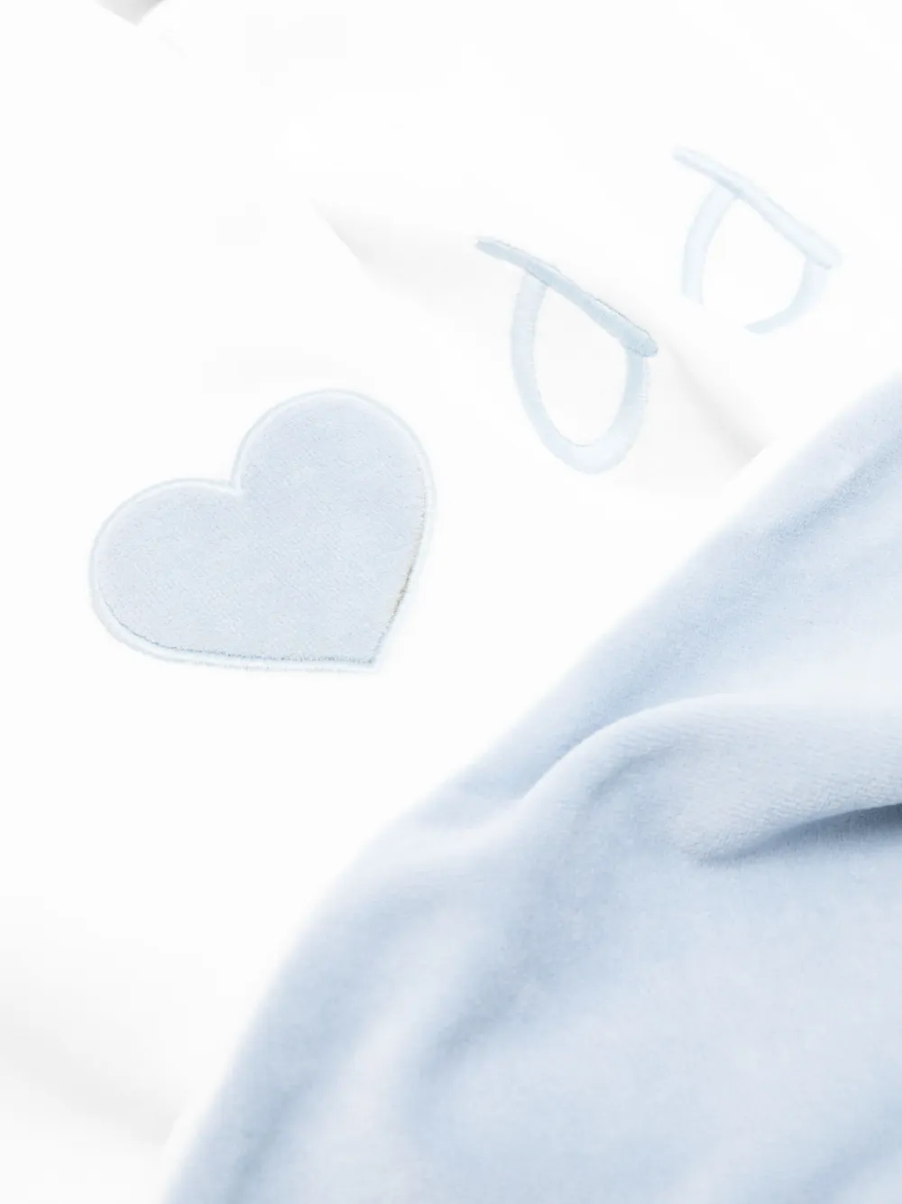 La Stupenderia Hartvormige deken Blauw